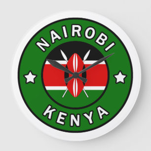 Nairobi Kenya Large Clock