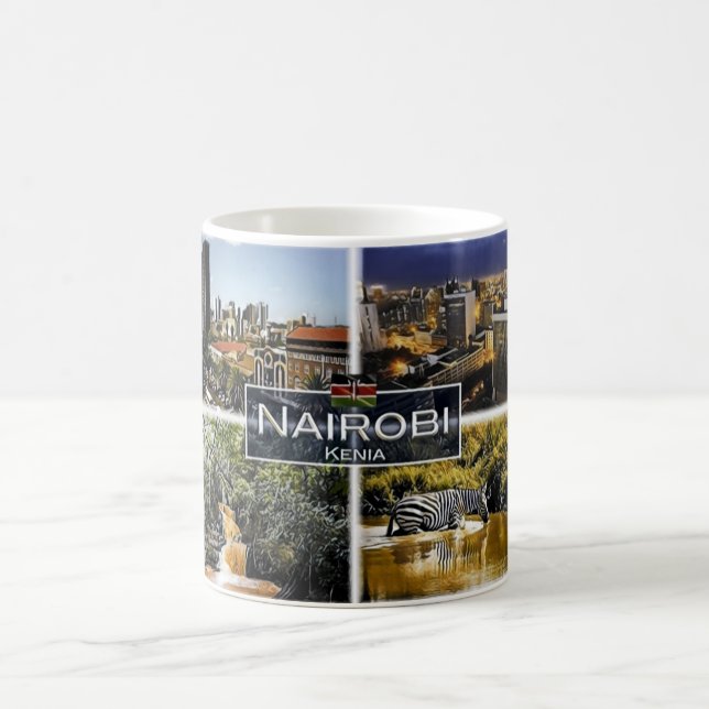 Nairobi - Kenya - Mosaic - Coffee Mug (Center)