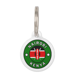 Nairobi Kenya Pet Tag
