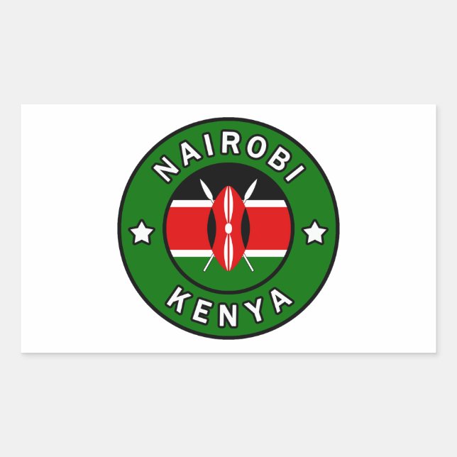 Nairobi Kenya Sticker (Front)