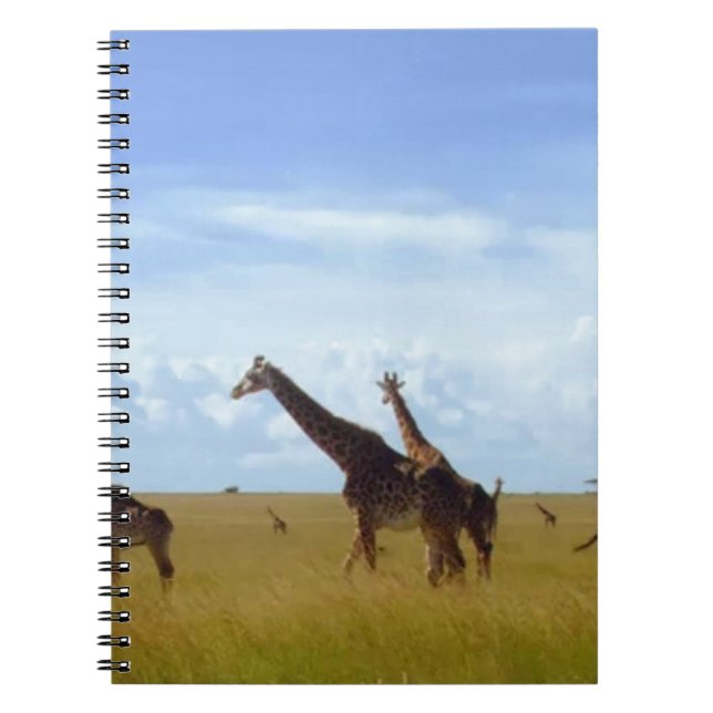 Nairobi National Park Giraffes Notebook (Front)