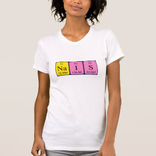 Nais periodic table name shirt