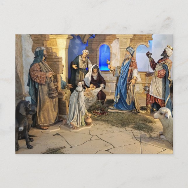 naissance de la carte postale jésus (Devant)