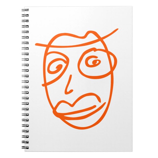 NAIVE cool illustration Notebook (Front)