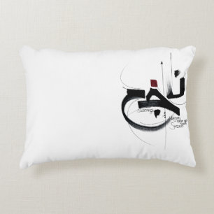 NAJAH   SUCCESS   islamic bedding motivation Accent Pillow