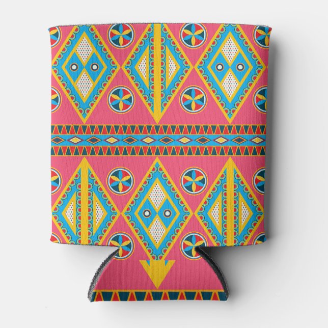 Najdi Style: Ornate Vintage Pattern Can Cooler (Front)