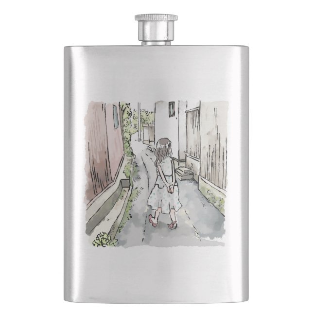 Naji Saya Hip Flask (Front)