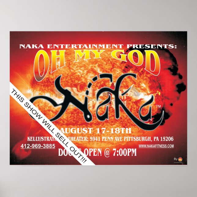 NAKA OH MON DIEU POSTER (Devant)