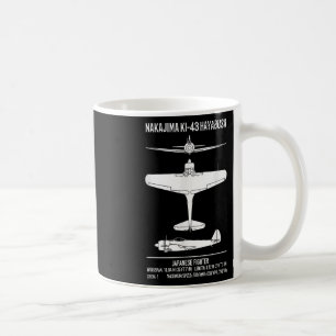 Nakajima Ki-43 Hayabusa Japanese Fighter Plane  Coffee Mug