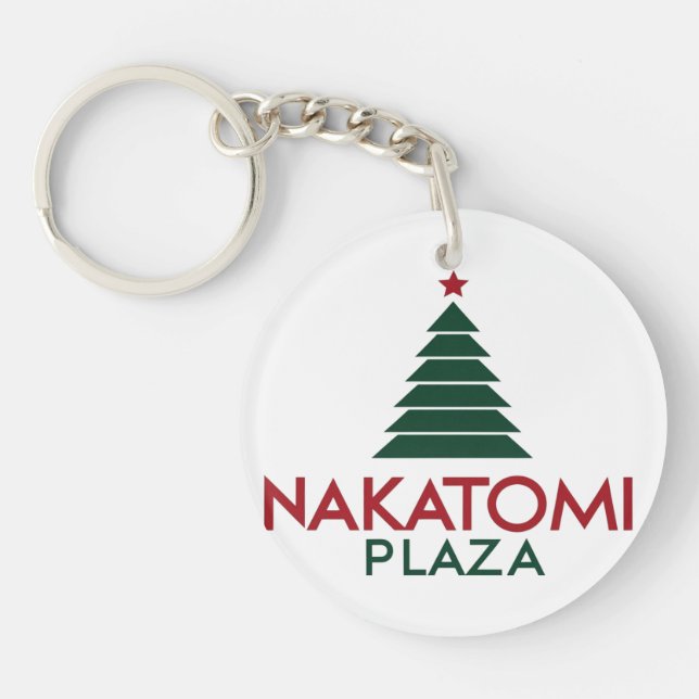 Nakatomi plaza christmas keychain (Front)
