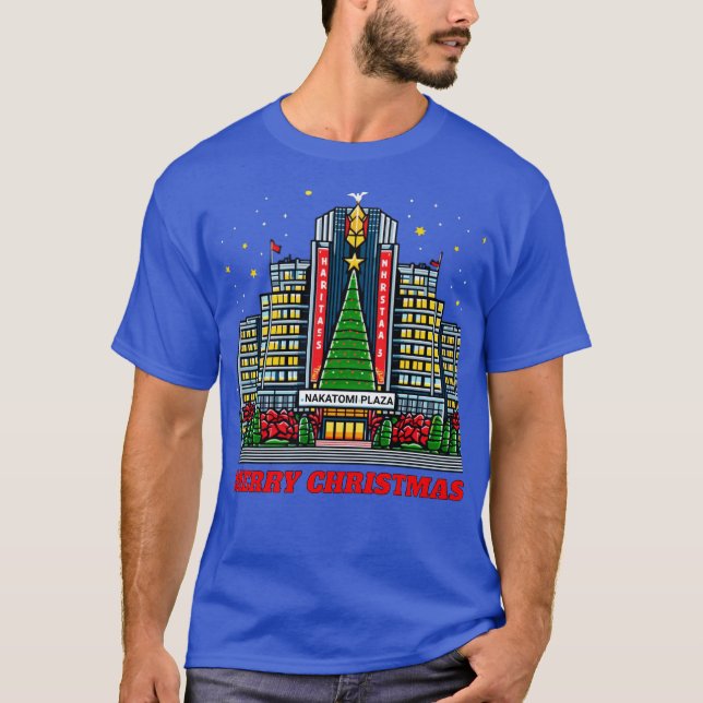 Nakatomi plaza Christmas T-Shirt (Front)
