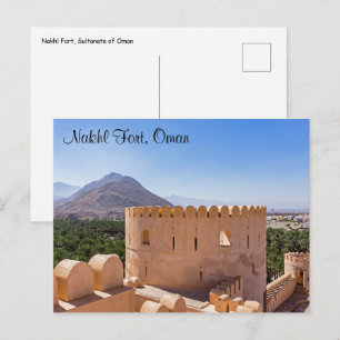 Nakhl Fort, Oman Postcard