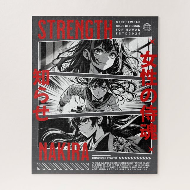 NAKIRA: Strength in Motion Jigsaw Puzzle (Vertical)