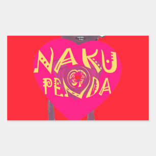 Nakupenda Love Art – Swahili Heart Design Sticker
