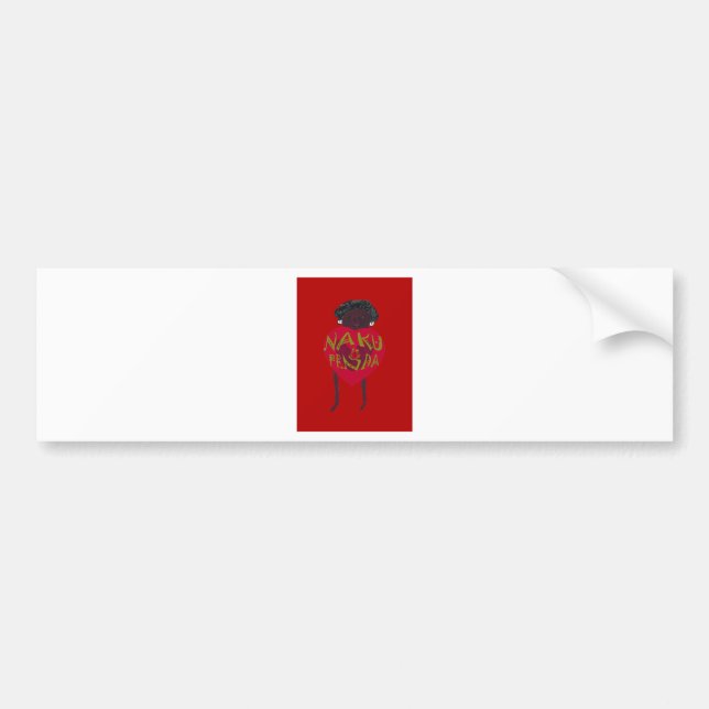  Nakupenda Sana Art Print  Swahili Design Bumper Sticker (Front)