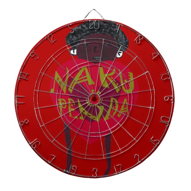  Nakupenda Sana Art Print  Swahili Design Dartboard (Front)