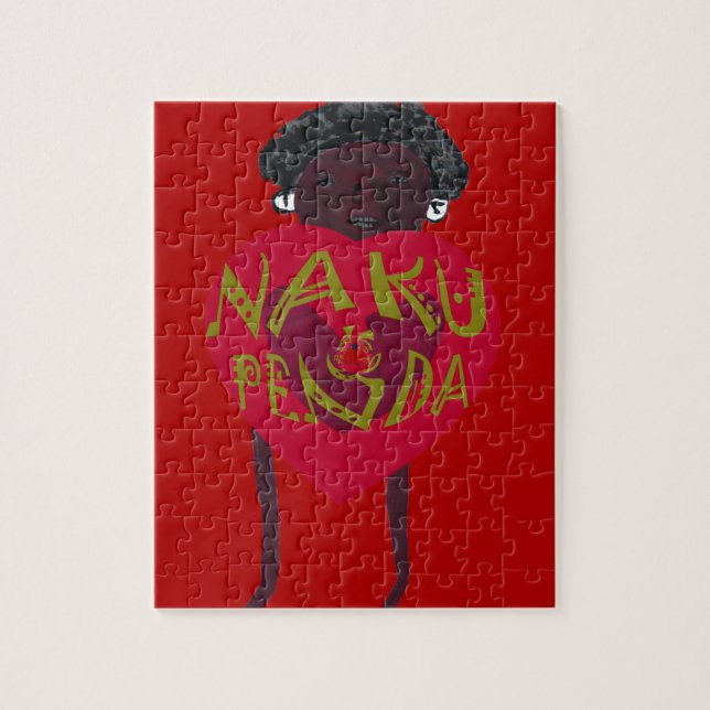  Nakupenda Sana Art Print  Swahili Design Jigsaw Puzzle (Vertical)