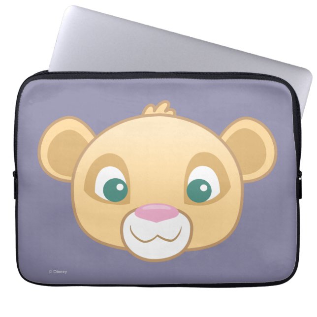 Nala Emoji Laptop Sleeve (Front)