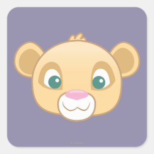 Nala Emoji Square Sticker