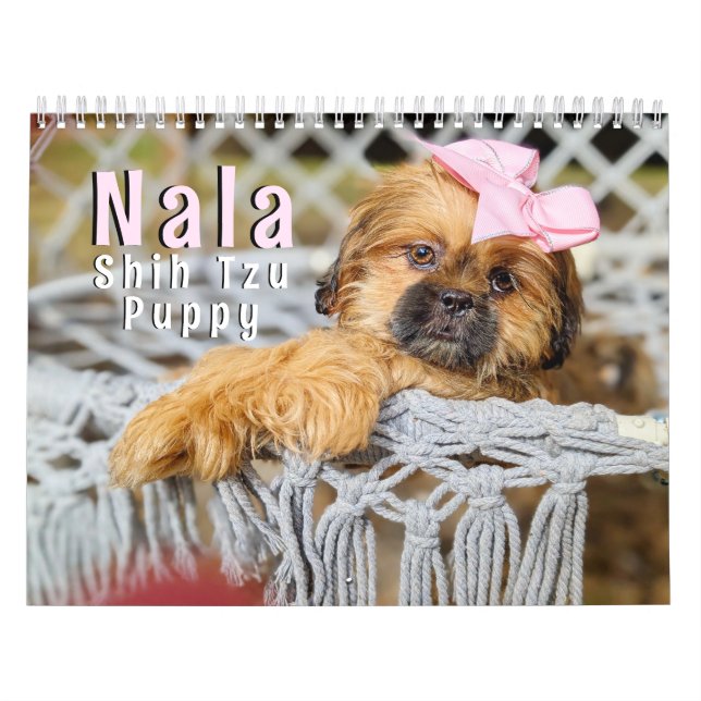 Nala Shih Tzu Cutest Puppy  Calendar (Cover)