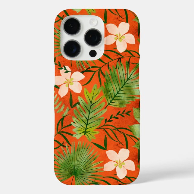 Nalani Hawaiian Tropical Garden Coral  Case-Mate iPhone Case (Back)