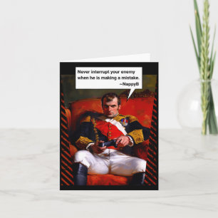 Naleon Bonaparte Gamer Quote - Funny History Card