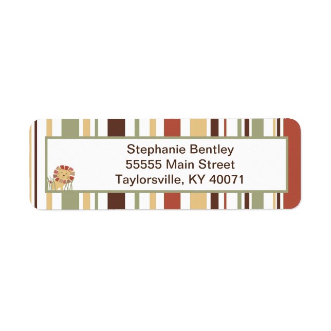 Nali Jungle Return Address Label (Front)