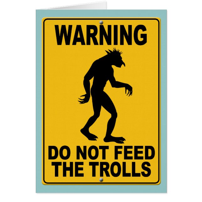 N'alimentez pas les trolls (Devant)