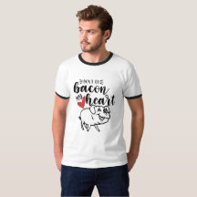 N'allez pas bacon mon coeur T-shirt