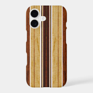 Nalu Hou Faux Koa Wood Surfboard