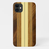 Nalu Mua Faux Koa Wood Surfboard