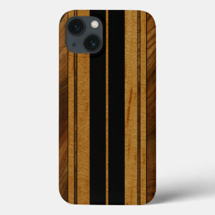 Nalu Mua Faux Koa Wood Surfboard iPad Air Cases