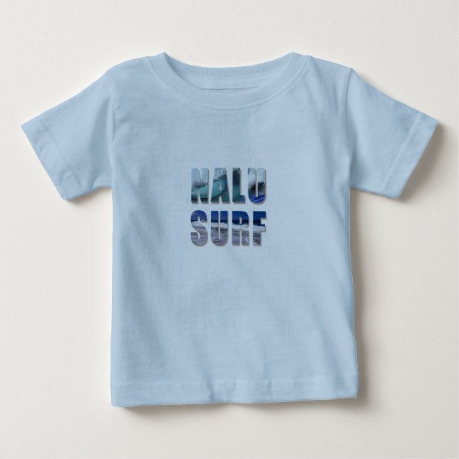 Nalu-Surf Hawaiian Wave Printed Tees (Front)