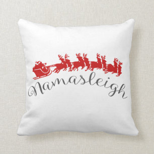 Nama-Sleigh Throw Pillow