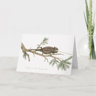 Namaqua chameleon Lizard Reptile Gecko Card