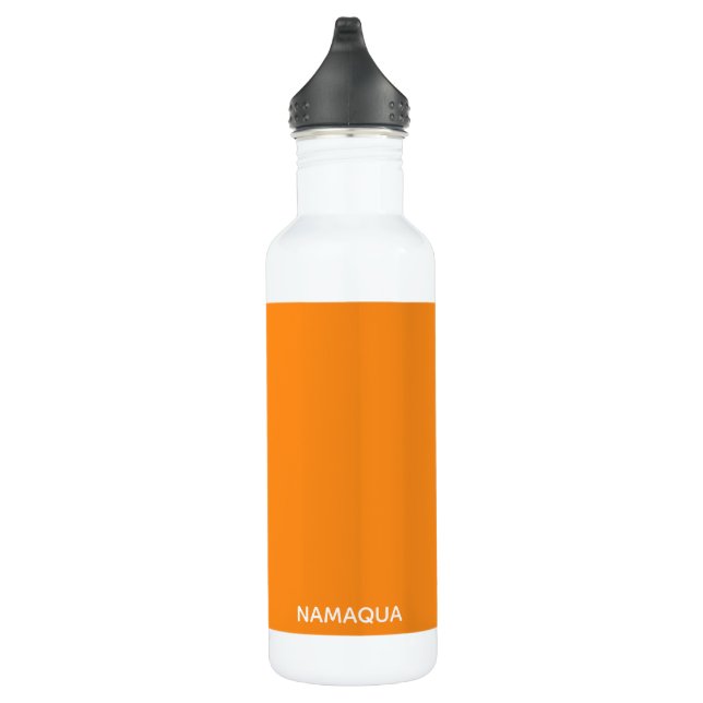 Namaqua orange color name 710 ml water bottle (Right)