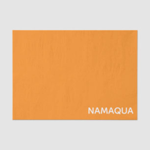 Namaqua orange color name tissue paper