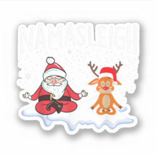NamaSleigh Christmas Yoga Namaste T-Shirt