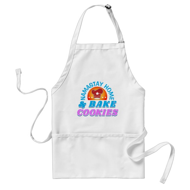 Namastay Home and Bake Cookies Standard Apron (Front)