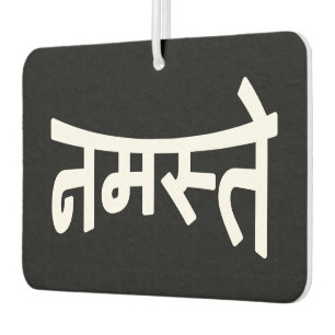 Namaste (नमस्ते) - Devanagari Script Air Freshener