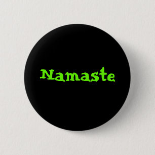 Namaste 2 Inch Round Button
