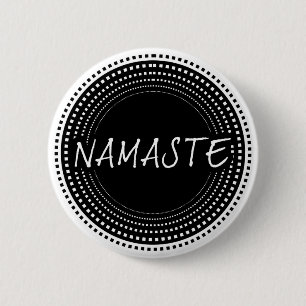 Namaste 2 Inch Round Button