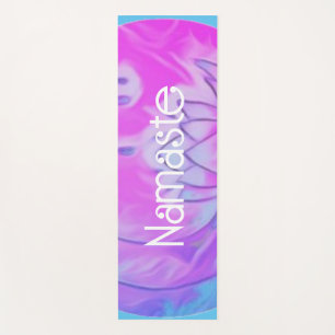 Namaste and Calm Lotus Moon Yoga Mat