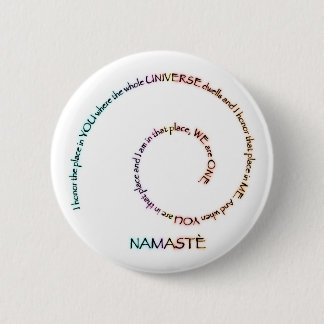 Namaste and its Meaning 2 Inch Round Button