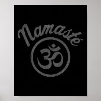 Namaste Aum Symbol Vintage Boho