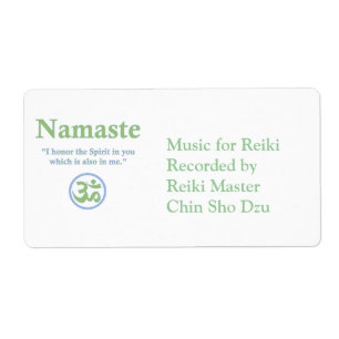 Namaste avec symbole Om