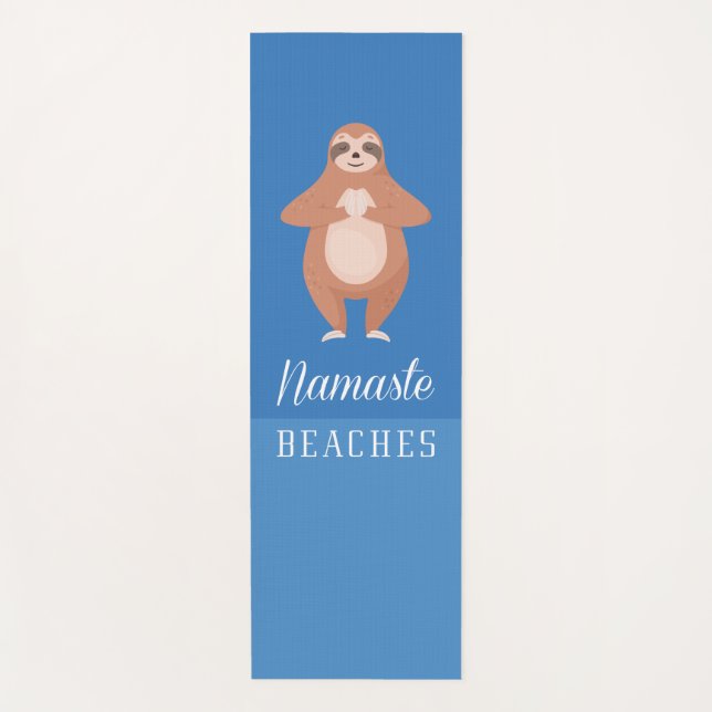 Namaste Beaches Yoga Mat (Front)