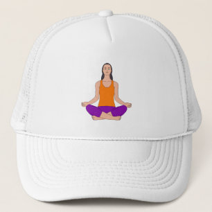 Namaste Breath Yoga Trucker Hat
