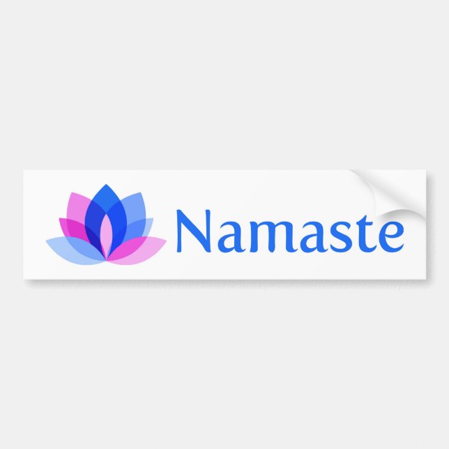 NAMASTE BUMPER STICKER (Front)