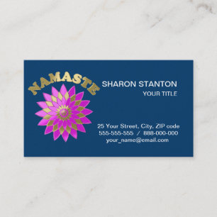 Namaste Business Card